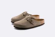Birkenstock Boston SFB Suede Leather Taupe
